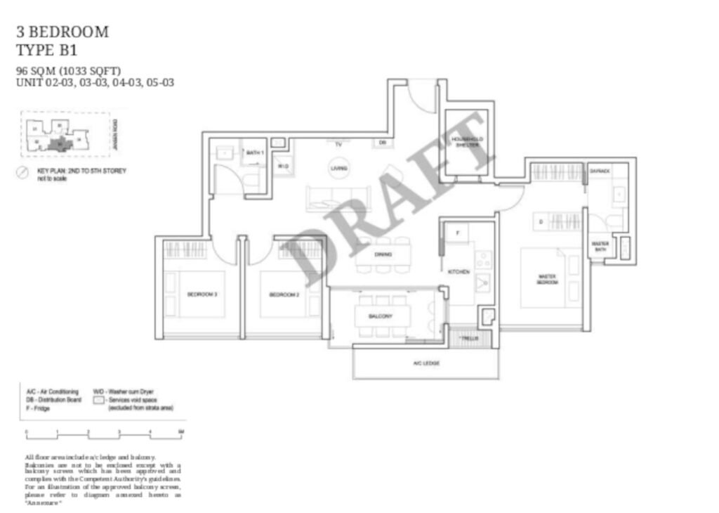 Jansen House 3 Bedrooms Floor Plan