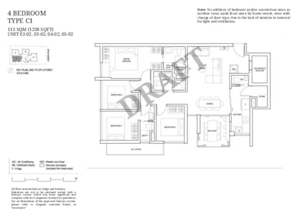Jansen House 4 Bedrooms Floor Plan